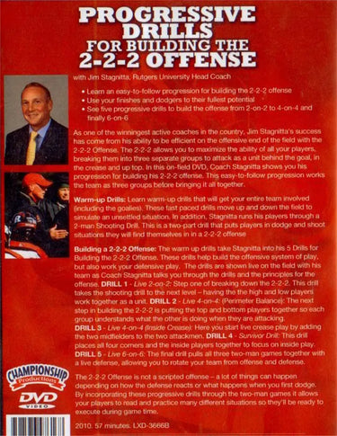 (Rental)-Progressive Drills for Building the 2-2-2 Offense Jim Stagnitta